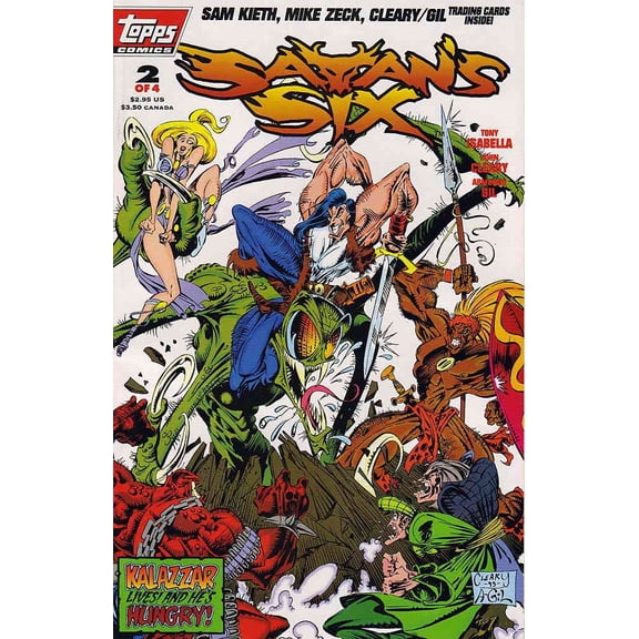 Satan's Six #2 VF ; Topps Comic Book