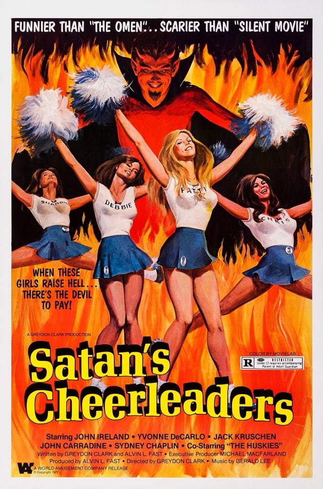 SatanS Cheerleaders U Canvas Art - (11 x 17)