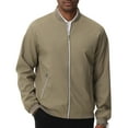 thumbnail image 1 of Satankud Men's Bomber Jacket Lightweight Casual Flight Windbreaker Zip Up Coat with Pockets, 1 of 7