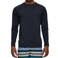 thumbnail image 1 of Satankud Men's Performance Long Sleeve Fishing Shirts Rashguard UPF 50+ UV Sun Protection Tee Tops for Outdoors Running Hiking Workout T-Shirt Black S, 1 of 5