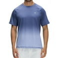 thumbnail image 1 of Satankud Men's Swim Shirts Rash Guard UPF 50+ UV Sun Protection T-Shirt Quick Dry Fishing Beach Shirt Dark Gray Gradient Light Gray L, 1 of 7