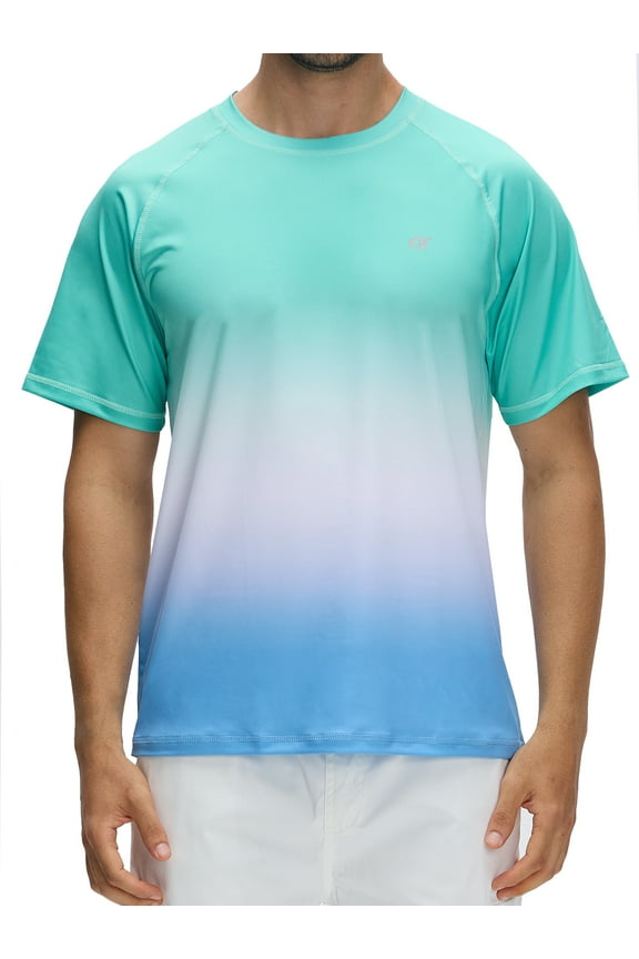 Men's Quick Dry T-Shirt Fishing Beach Shirt Swim Shirt Swimwear