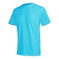 thumbnail image 1 of Satankud Men's UPF 50+ Rash Guards Swim T-Short Sleeve Running Shirt Swimwear Swim Hiking Workout Shirts SkyBlue-3XL, 1 of 5