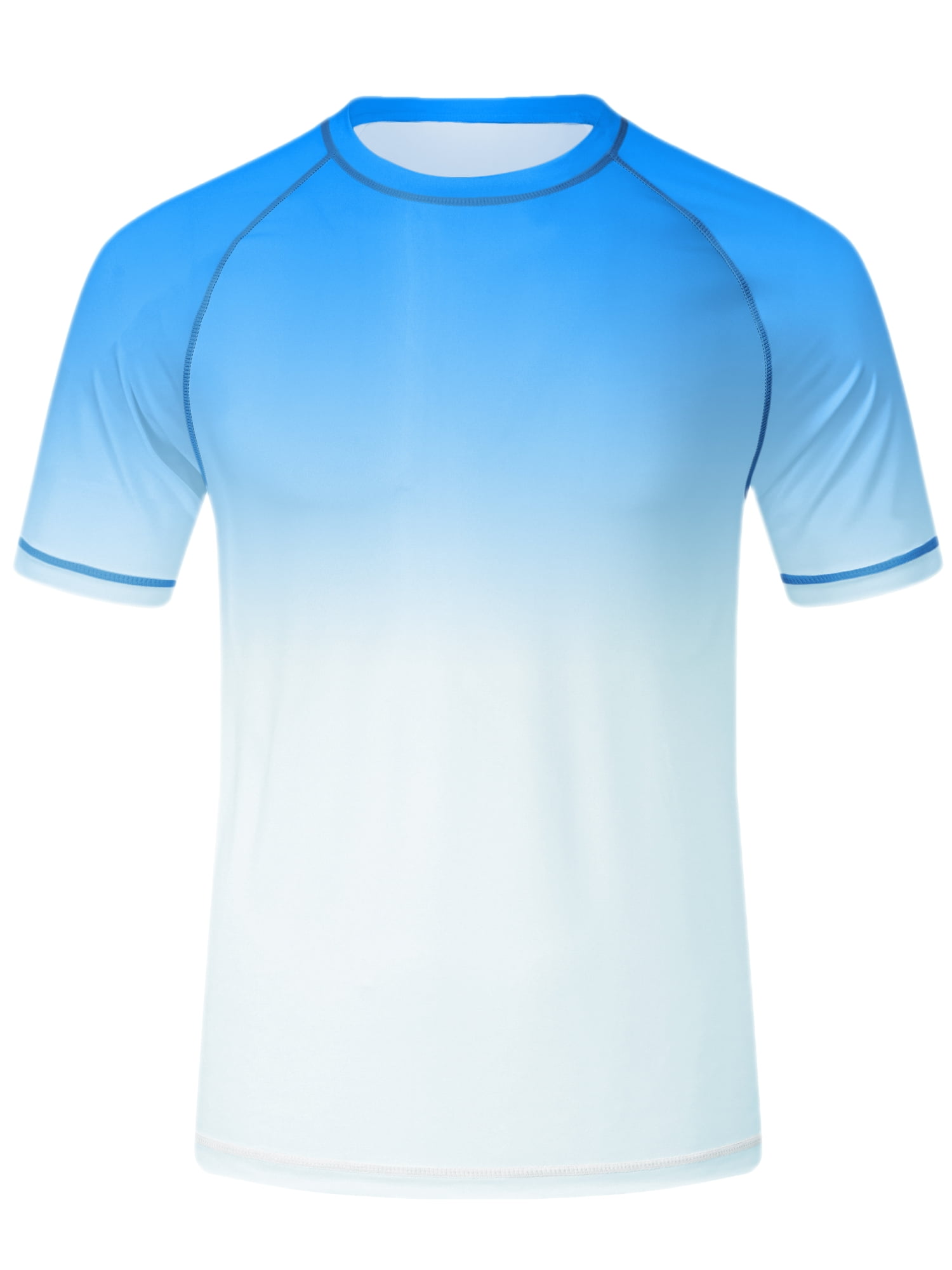 Satankud Mens Swim Shirts UPF 50+ Sun Protection Quick Dry SPF Rash Guard Outdoor Beach Fishing 