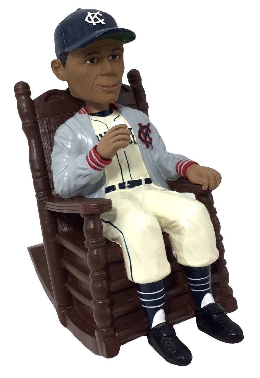 Satchel Paige Kansas City Monarchs Relaxing In A Rocking Chair Bobblehead Negro Leagues