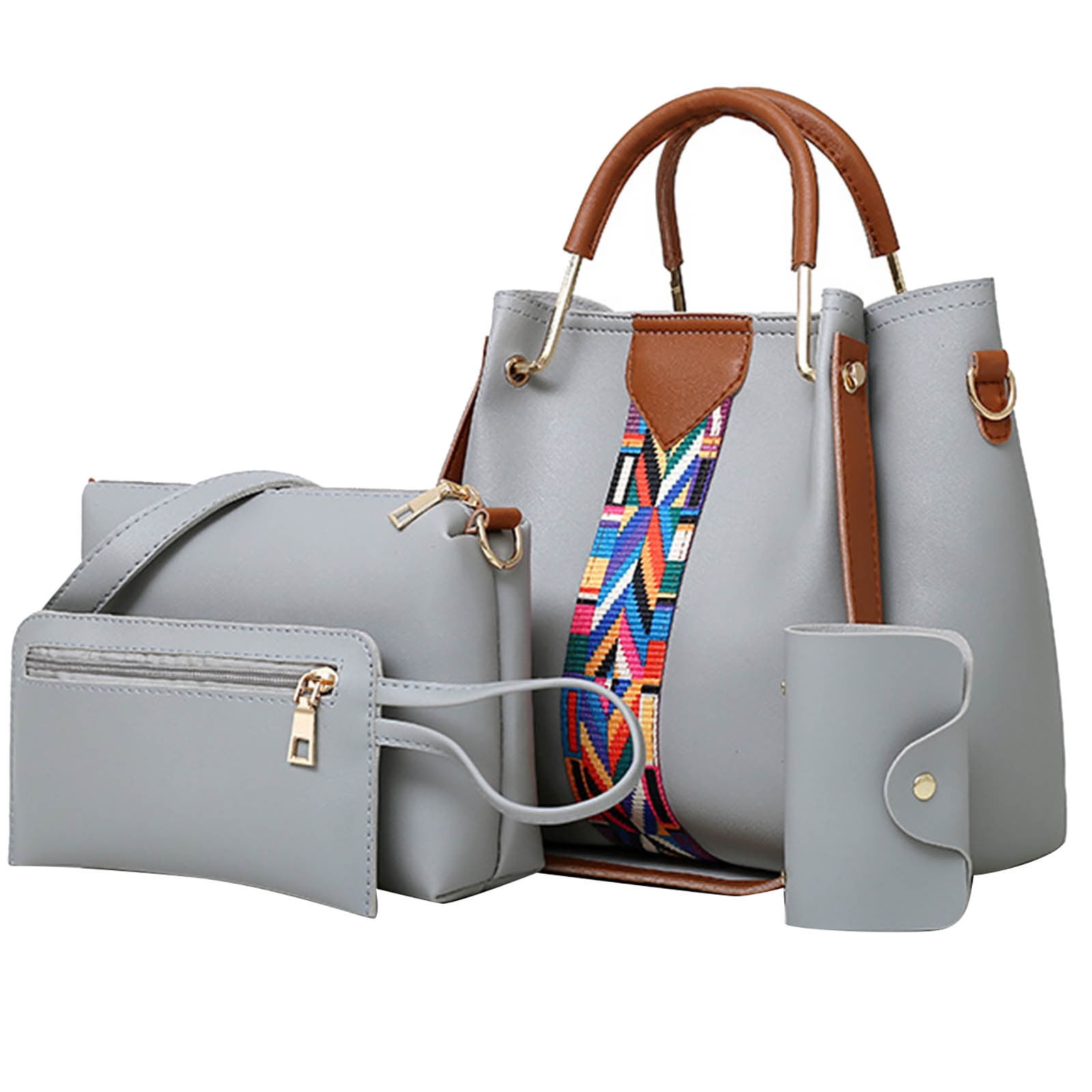 Amazon.com: Vansarto Fashion Handbags Wallet and Purses for Women Large  Work Tote Bag Top Handle Satchel Shoulder Bag 3pcs Hobo Purse Set, Black :  Clothing, Shoes & Jewelry