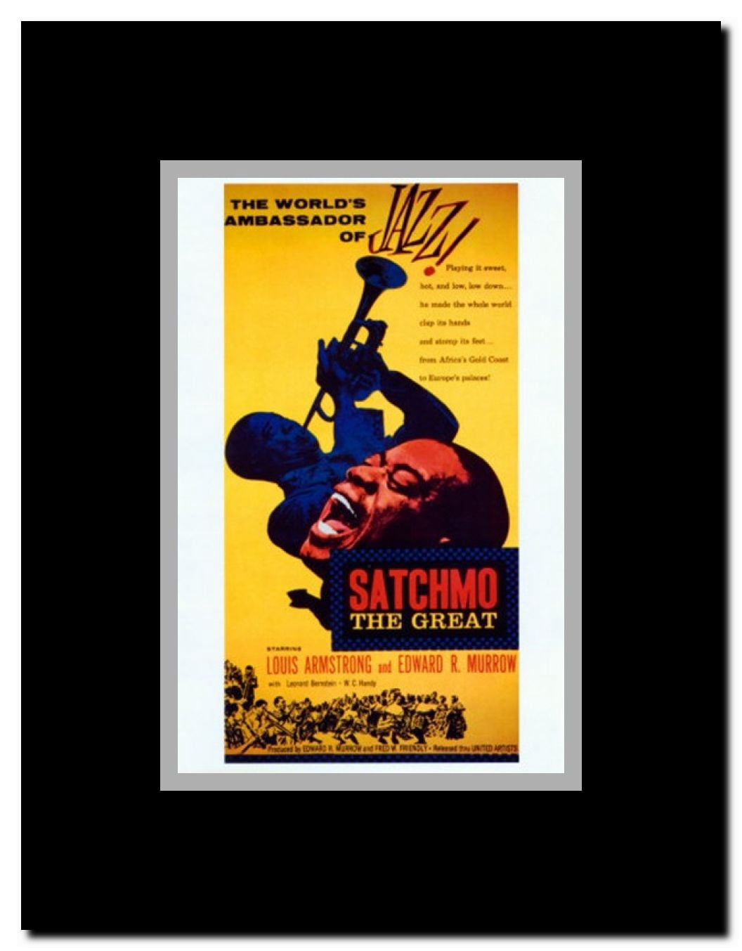 Satchmo the Great Framed Movie Poster