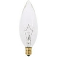 thumbnail image 1 of Satco 03283 - 40BA9 1/2 S3283 BA9 5 Decor Torpedo Light Bulb, 1 of 2