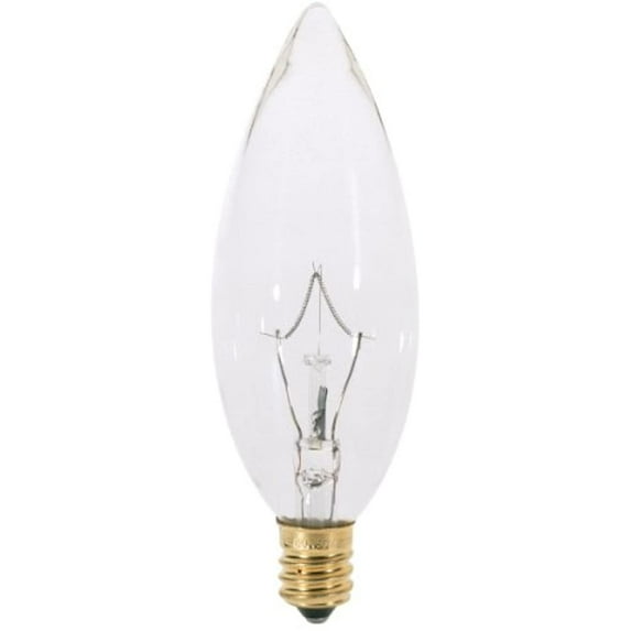 Satco 03283 - 40BA9 1/2 S3283 BA9 5 Decor Torpedo Light Bulb