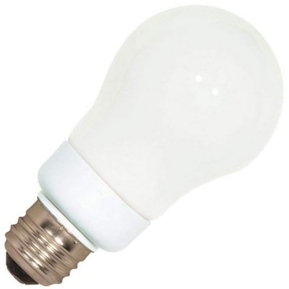 Satco 05568 - 9A19/27 S5568 Pear A Line Screw Base Compact Fluorescent Light Bulb