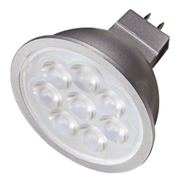 Satco S9494 - 6.5 watt; LED MR16 LED; 5000K; 25' beam spread; GU5.3 base; 12 volts