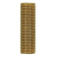 thumbnail image 1 of Satco 1/8IP Solid Brass Nipple Unfinished 1/8 IP Thread size 5/8in, 1 of 1