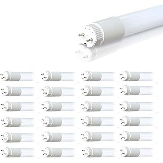 25Pk - 10.5W 48-in T8 LED 3500K 1700Lm Ballast Bypass 120V-277V - 50w equiv