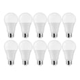 thumbnail image 1 of 10Pk - 12W A19 LED 5000K E26 Medium base 220 deg. Beam Angle - 75W equiv, 1 of 4
