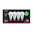 thumbnail image 1 of Satco 13.5 Watt A19 LED - 100 Watt Replacement - Soft White - Medium base - 3000K (4 Pack), 1 of 12