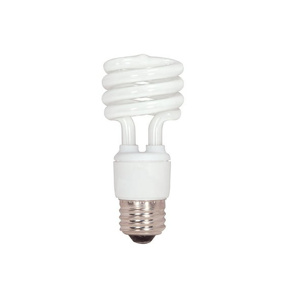 Satco 13 Watt - Mini Spiral Compact Fluorescent - 5000K - 82 CRI - 230 Volt