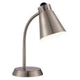 thumbnail image 1 of Satco 13 inch Large Gooseneck Desk Table Lamp 1 Light Brushed Nickel, 1 of 2
