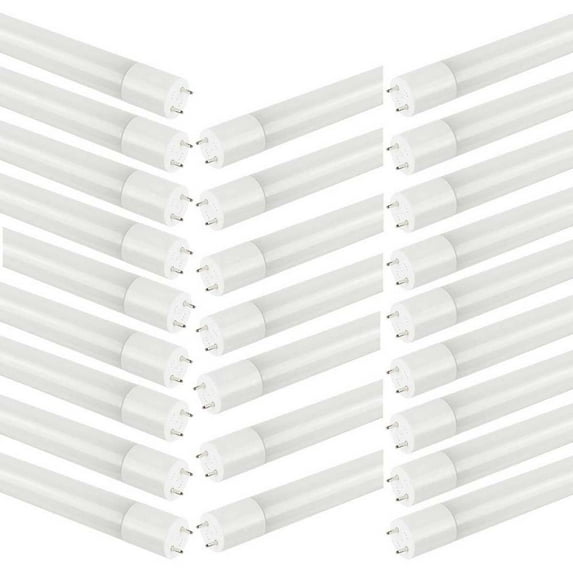 25Pk - Satco 14w 4-ft. T8 LED Tube 4000K 2200LM G13 Base - Ballast Dependent
