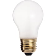 Satco S3949 - 15 watt A15 Incandescent; Frost; 2500 average rated hours; 100 lumens; Medium base; 130 volts; 2/Pack
