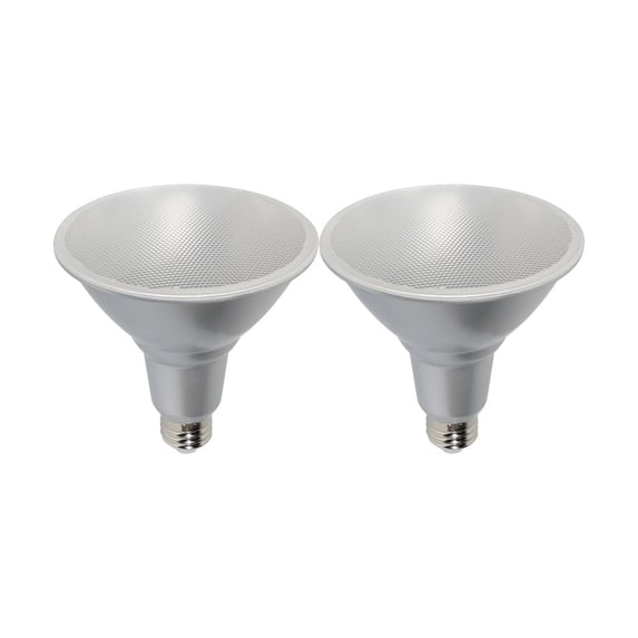 2Pk - Satco 15w PAR38 LED 60 deg. Beam E26 Medium base 3000k Warm White