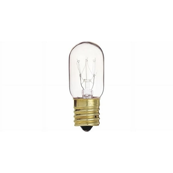 Satco 15W Clear Intermediate Base T7 Incandescent Tubular Appliance Light Bulb (Pack of 5)