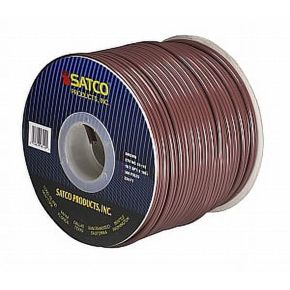 Satco 16/2 SPT-1 105 Degree C 250 Ft per Spool Brown