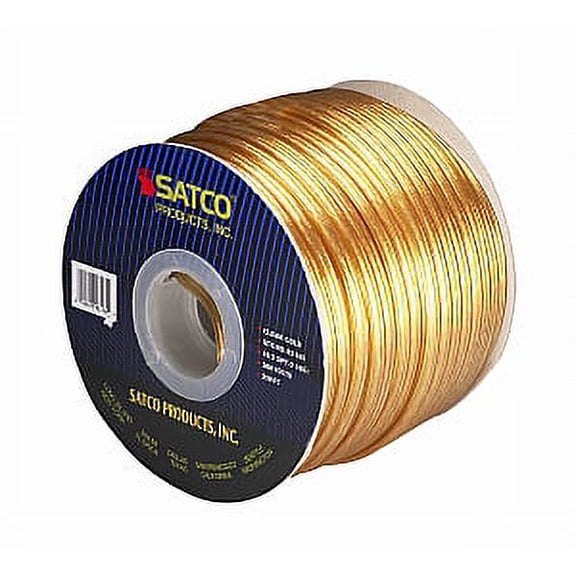 Satco 16/2 SPT-2 105 Degree C 250 Ft per Spool Clear Gold