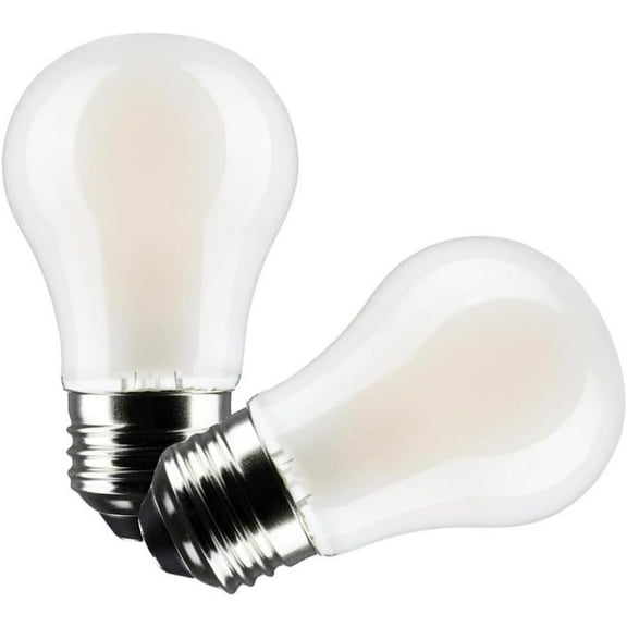 Satco 21874-5.5A15/FR/LED/927/E26/2PK S21874 A15 A Line Pear LED Light Bulb