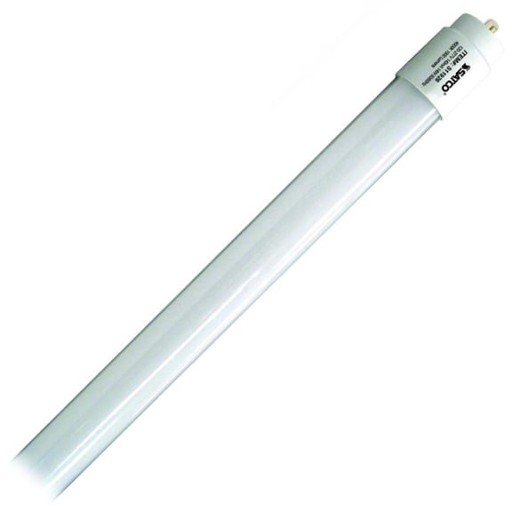 Satco 11927 - 24T8/LED/72-840/BP/120-277V S11927 6 Foot LED Straight T8 Tube Light Bulb for Replacing Fluorescents