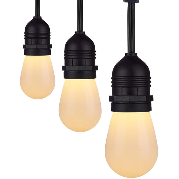 Satco 24Ft; 12-S14 Lamp; LED String Light; Starfish IOT; Tunable White - S11292