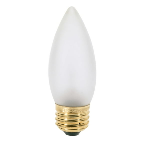 Satco 25 Watt B11 Incandescent - Frost - 1500 Average rated hours - 200 Lumens