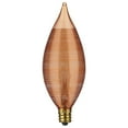 thumbnail image 1 of Satco 25 Watt C11 Incandescent - Spun Amber - 4000 Average rated hours, 1 of 3