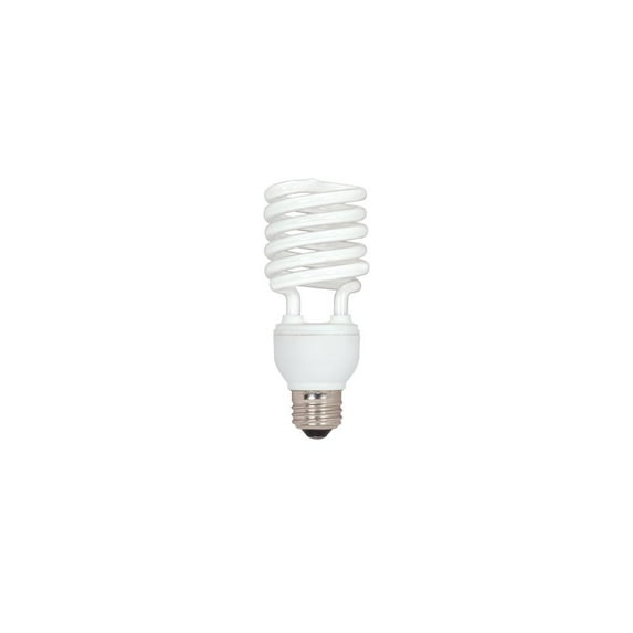 Satco S7233 - 26 watt; Mini Spiral Compact Fluorescent; 5000K; 82 CRI; Medium base; 120 volts