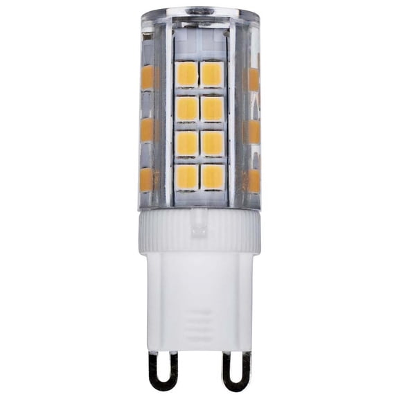 3.5W JCD LED Clear 4000K G9 G9 Double Loop Base 120v