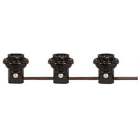 Satco 3 Light Phenolic Threaded Candelabra Harness Sets