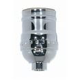 thumbnail image 1 of Satco 3 Piece Stamped Solid Brass Short Keyless Socket, 1 of 1