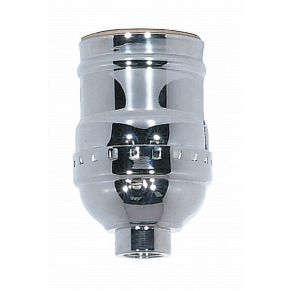 Satco 3 Piece Stamped Solid Brass Short Keyless Socket