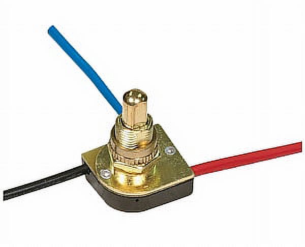 Satco 3-Way Metal Push Switch Metal Bushing 2 Circuit 4 Position Rated ...