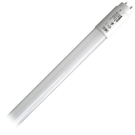 Satco 11956 - 30T8/LED/70-850/BP S11956 6 Foot LED Straight T8 Tube Light Bulb for Replacing Fluorescents