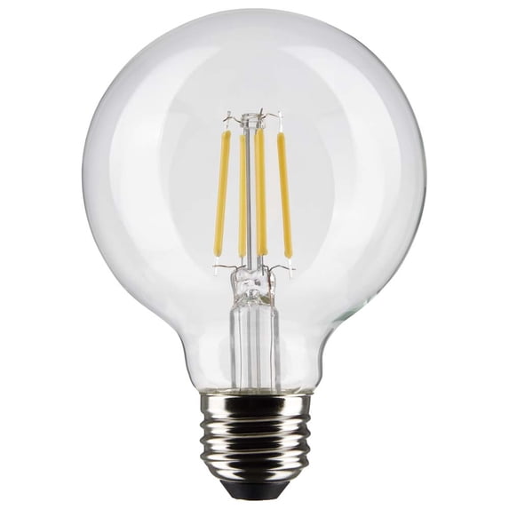 Satco 4.5w G25 Globe Filament LED 3000K Medium Base Dimmable - 40w equiv