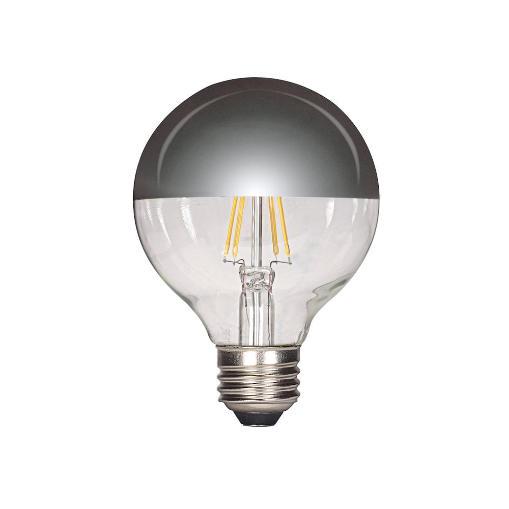 Silver Crown G25 Dimmable Clear LED Edison Bulb