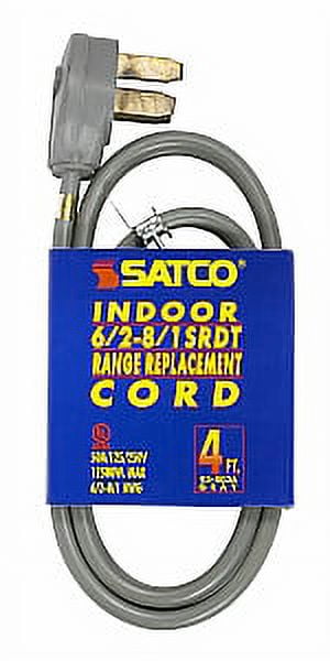 Satco 4 FT 3 Wire Replacement Range Cord