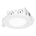 thumbnail image 1 of Satco 8.5w 4 inch LED Direct Wire Downlight Edge-lit 120v 4000K Dimmable, 1 of 2