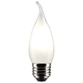 thumbnail image 1 of Satco 4w CA10 LED 2700K Medium Base Frosted Dimmable - 40w equiv, 1 of 2