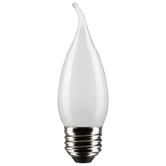 Satco 4w CA10 LED 4000K Medium Base Frosted Dimmable - 40w equiv