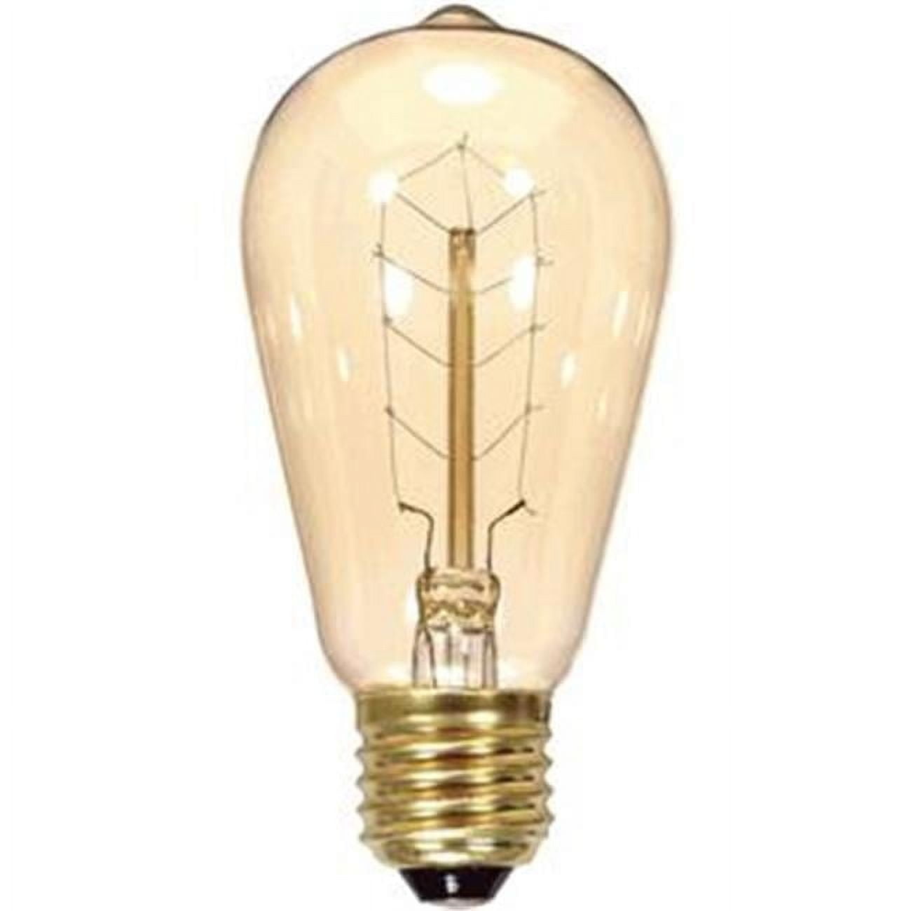 Satco 40 Watt Hairpin Vintage Medium Incandescent Base Bulb 120V