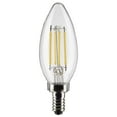 thumbnail image 1 of Satco 4w B11 LED 3500K Candelabra Base Dimmable - 40w equiv, 1 of 3