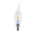 thumbnail image 1 of Satco 4 Watt CA10 LED - Clear - Candelabra base - 90 CRI - 4000K - 120 Volt, 1 of 5
