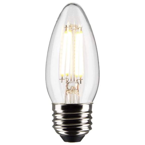Satco 5.5w B11 LED 4000K Medium Base Dimmable - 60w equiv