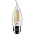 thumbnail image 1 of 1PC Satco CA10 Medium Base Traditional Look LED Decorative Light Bulb, 1 of 4